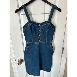 Hollister blue jean dress size xs mini